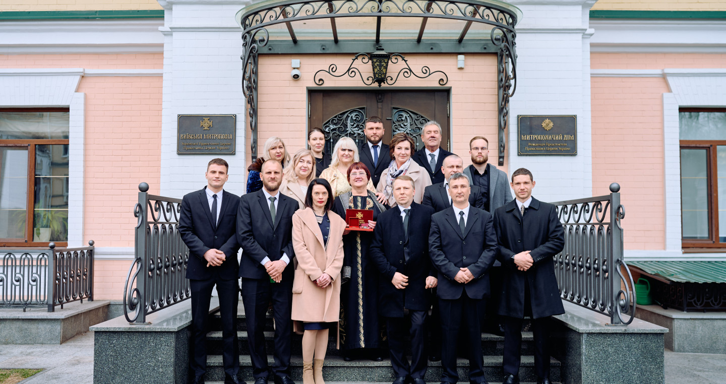 Вартові пам’яті та надії: Блаженніший Митрополит Епіфаній нагородив колектив ПФ "Петро Великий" орденом святого великомученика Юрія Переможця