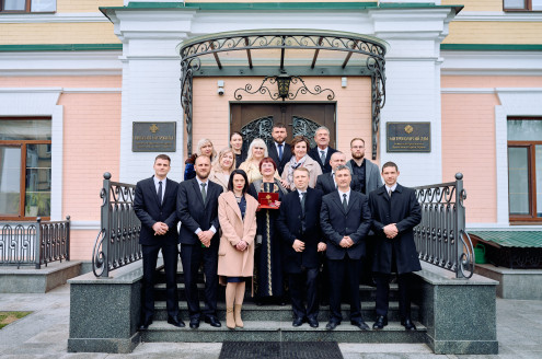 Вартові пам’яті та надії: Блаженніший Митрополит Епіфаній нагородив колектив ПФ "Петро Великий" орденом святого великомученика Юрія Переможця