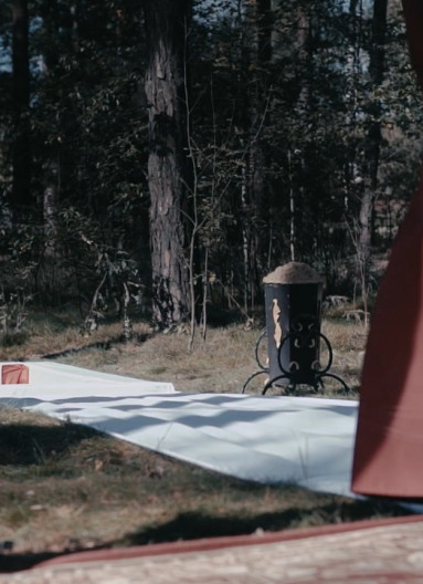 Драпірування (підготовка) місця поховання